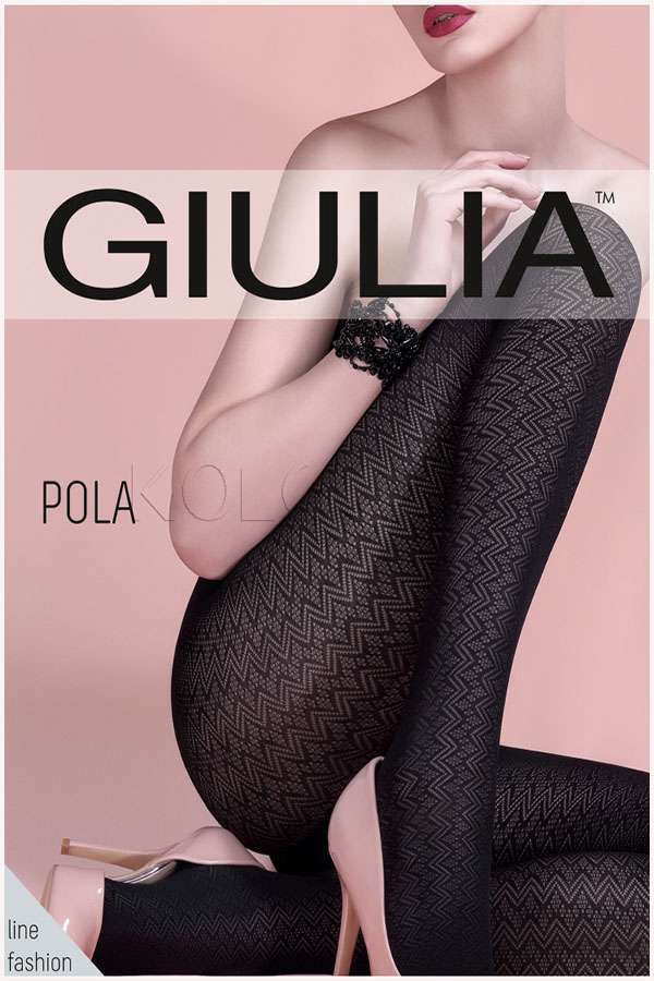 Колготки жіночі з візерунком GIULIA Pola 60 model 3